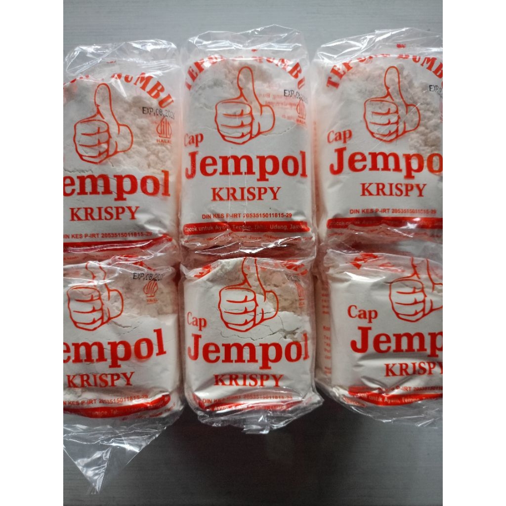 

tepung bumbu cap jempol krispy isi 10 bungkus