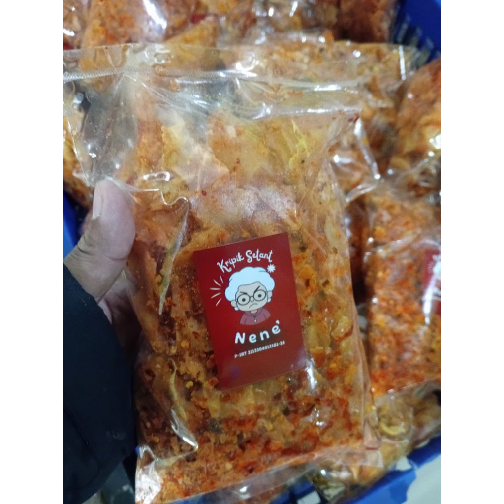 

KRIPIK SETANT Nene Pedas Mantaaàaap