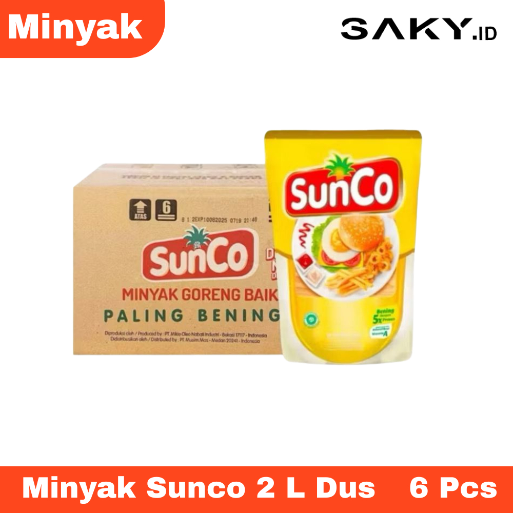

Sunco Minyak Goreng 2 L Dus Isi 6 Pcs