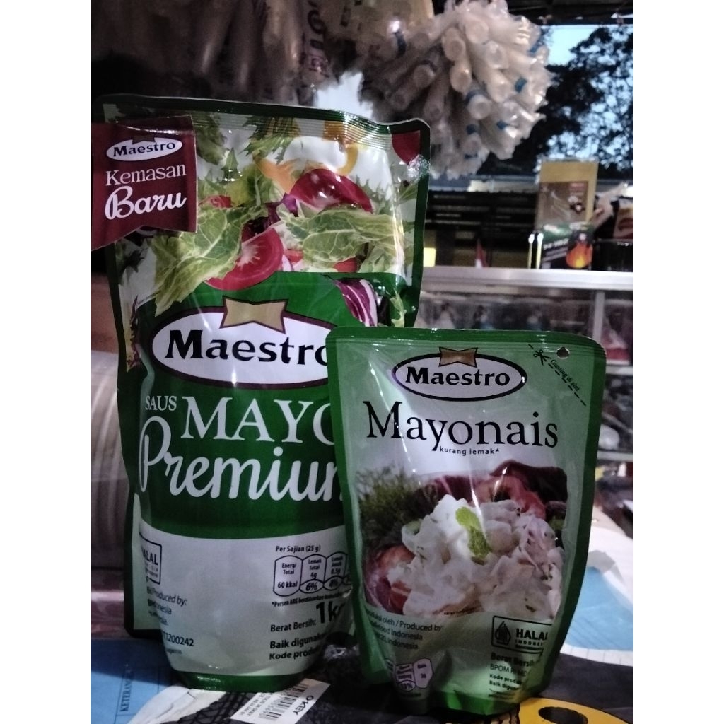 

Mayonais Maestro 1kg & 180g