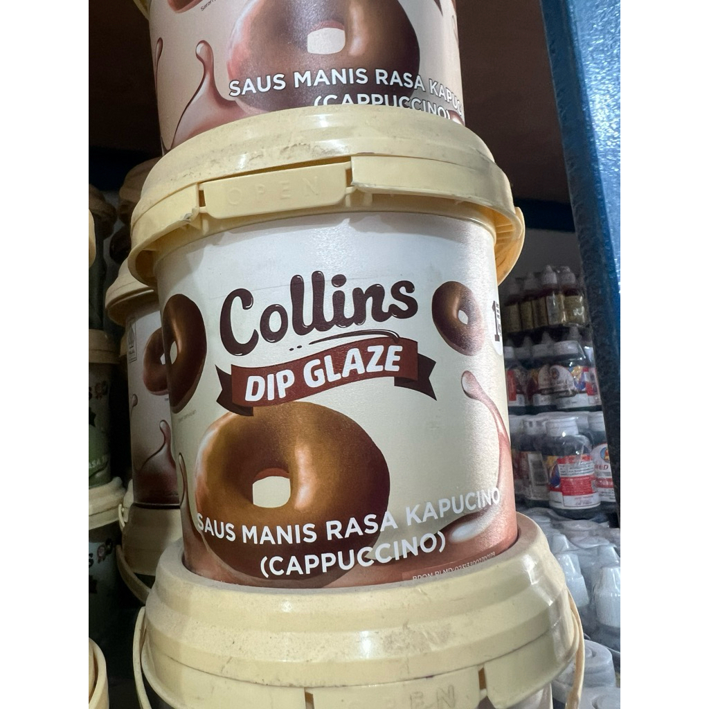 

Collins Dip Glaze Selai Topping Donut 1 Kg Semua Varian Ready