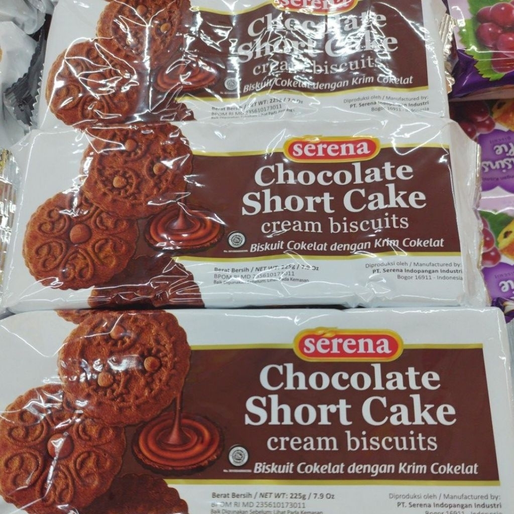 

Biskuit Serena Coklat Rasa Coklat 225Gram
