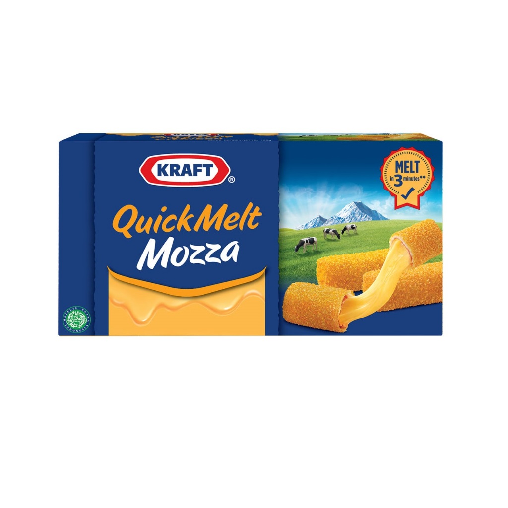 

Kraft Keju Keju Quick Melt Mozza 150Gr
