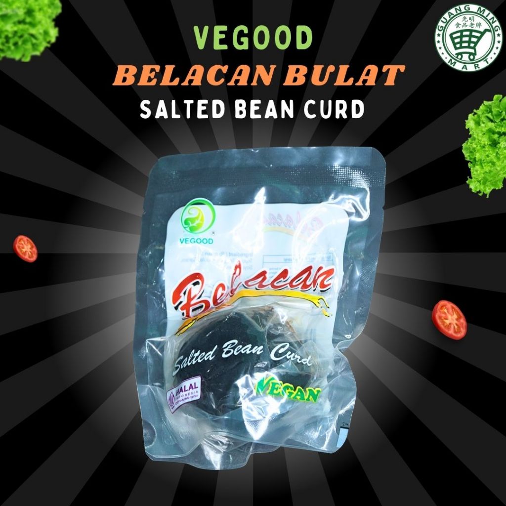 

VEGOOD BELACAN BULAT VEGETARIAN / TERASI BULAT VEGAN / VEGAN SALTED BEAN CURD