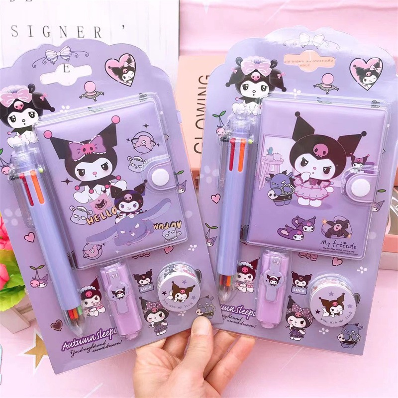 

[KHUSUS BATAM] Set stationery notebook kuromi