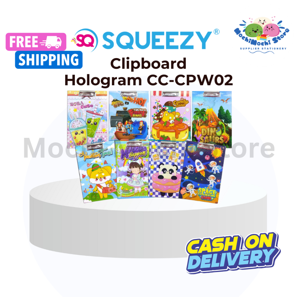 

HARGA GROSIR Clipboard Hologram CC-CPW02 | Papan Clip | Papan Clipboard Hologram | Clipboard Kayu Karakter Lucu | Papan Jalan | SQ-CLPHL