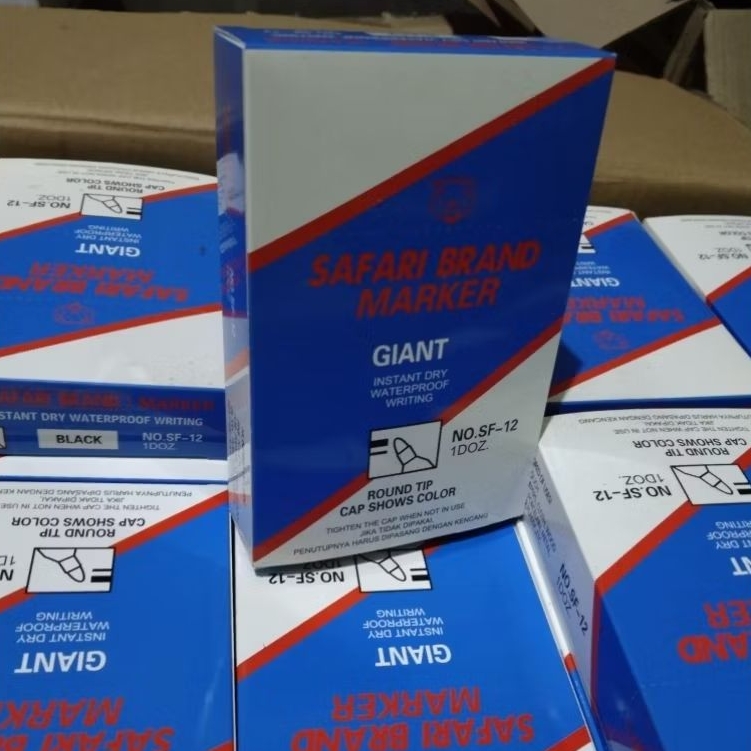 

SPIDOL PERMANEN SAFARI PERPACK 12 PCS