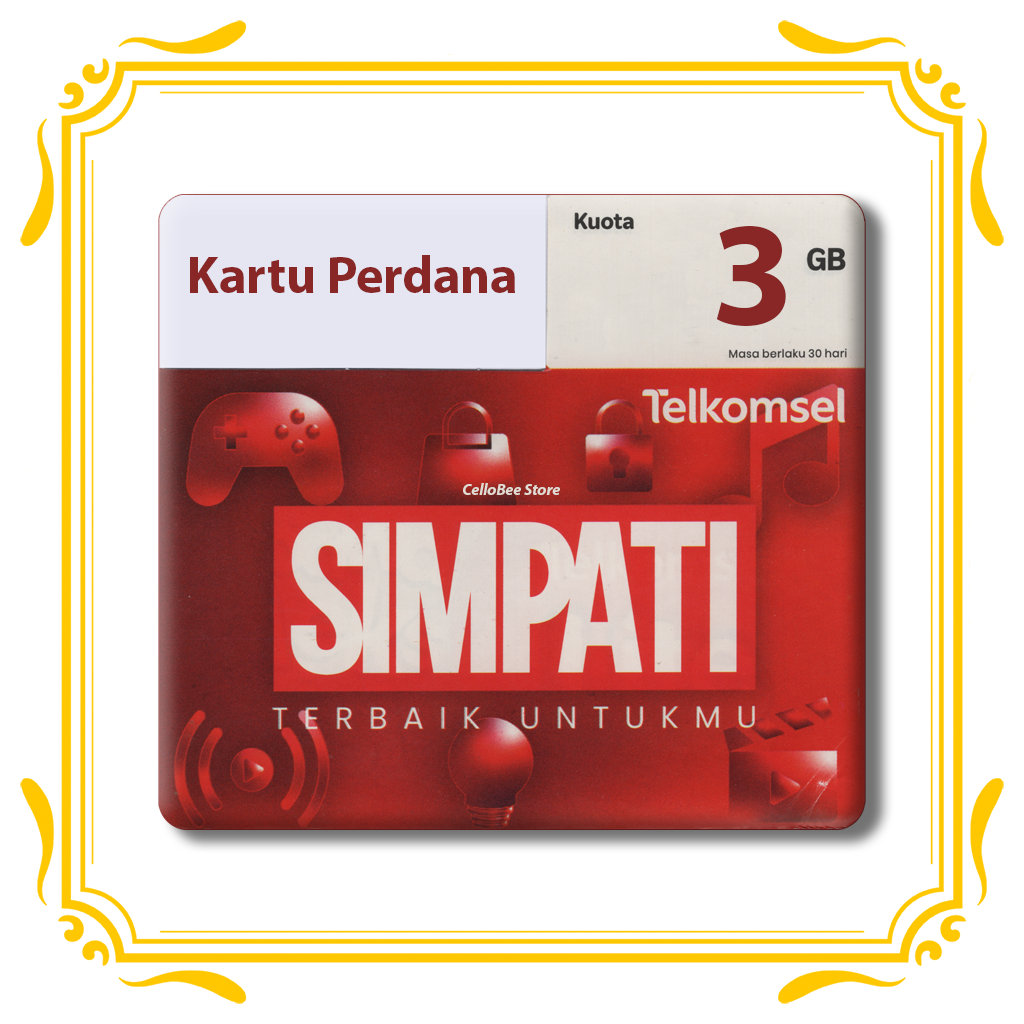 Kartu Perdana Telkomsel Kuota 3GB | Simpati Terbaik Untukmu