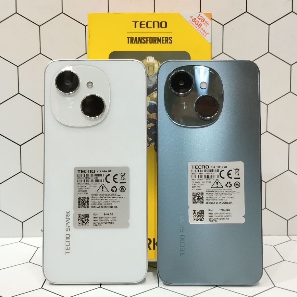 TECNO SPARK GO 1 4/128GB 4/64GB HP SECOND BEKAS FULLSET