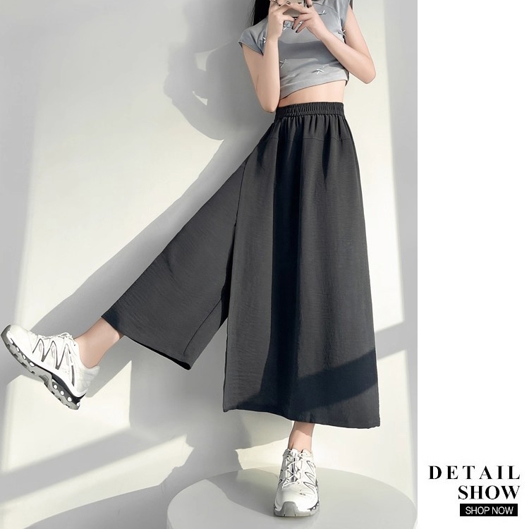 TERBARU Celana Rok Kulot Rok Midi Skirt Rok Celana Loose Kekinian Celana Wide Leg Cewek Kekinian