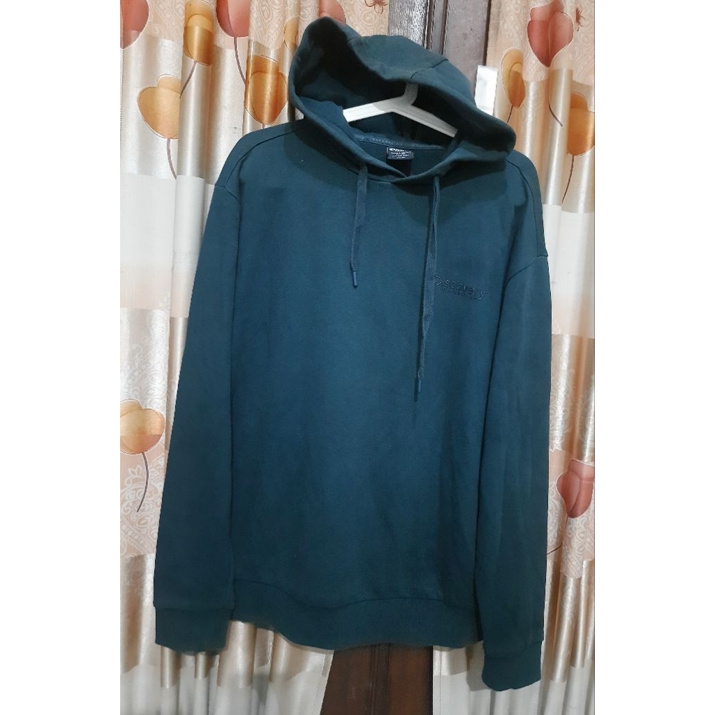 Hoodie brand Discovery Expedition Hijau Botol