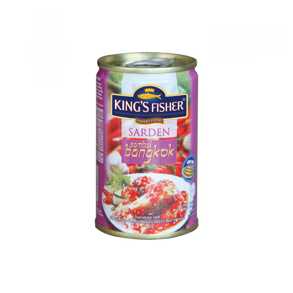 

Kings Fisher Sarden Mini Rasa Saus Bangkok 155g
