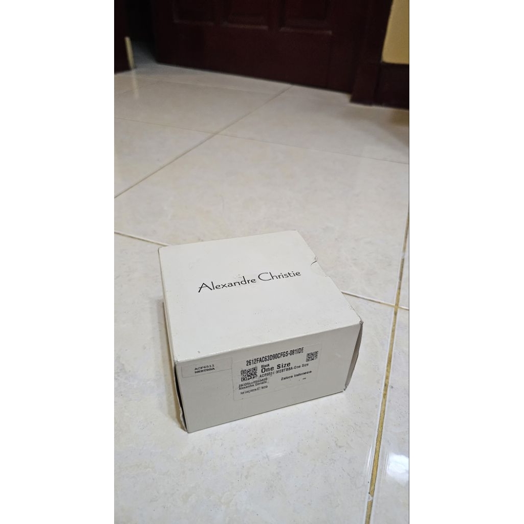Dus Box Jam Tangan Alexandre Christie Original + Bantal Penyimpanan