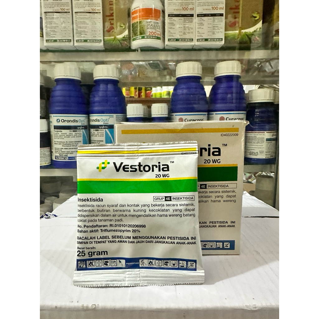 INSEKTISIDA VESTORIA 20WG 25gram - Racun Wereng Paling Ampuh