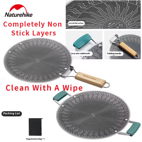 BARBECUE GRILL STAINLESS STEEL PAN TRAY NATUREHIKE CNK2550CF011