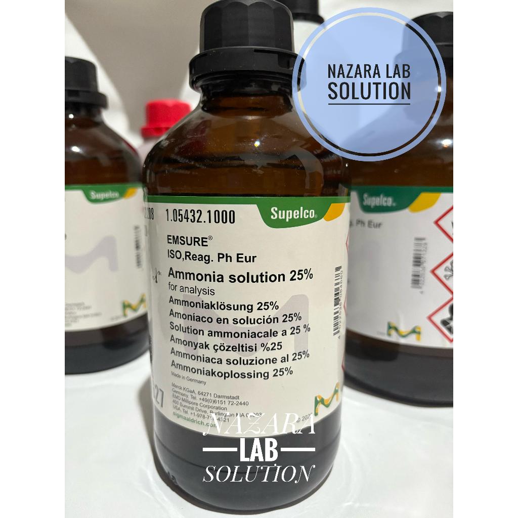 AMMONIA SOLUTION / LARUTAN AMONIA / NH4OH MERCK 1.05432.1000 MERCK 105432 1L
