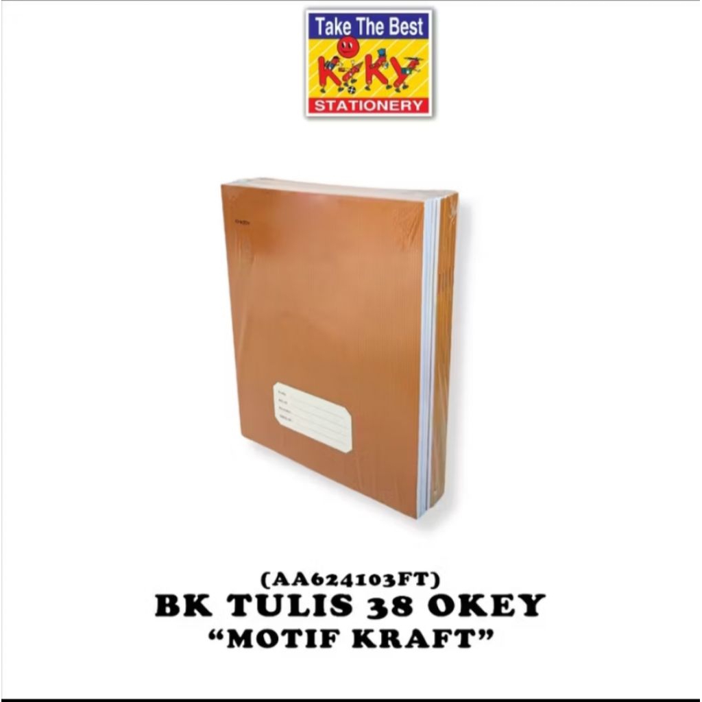 

BUKU TULIS SIDU SKOLA 38 & KIKY OKEY 38 LEMBAR [ PACK 10 PCS ]