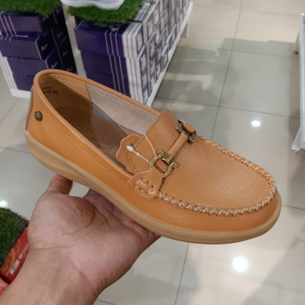 TEISET SEPATU KULIT WANITA - SEPATU LOAFER WANITA  - ORIGINAL