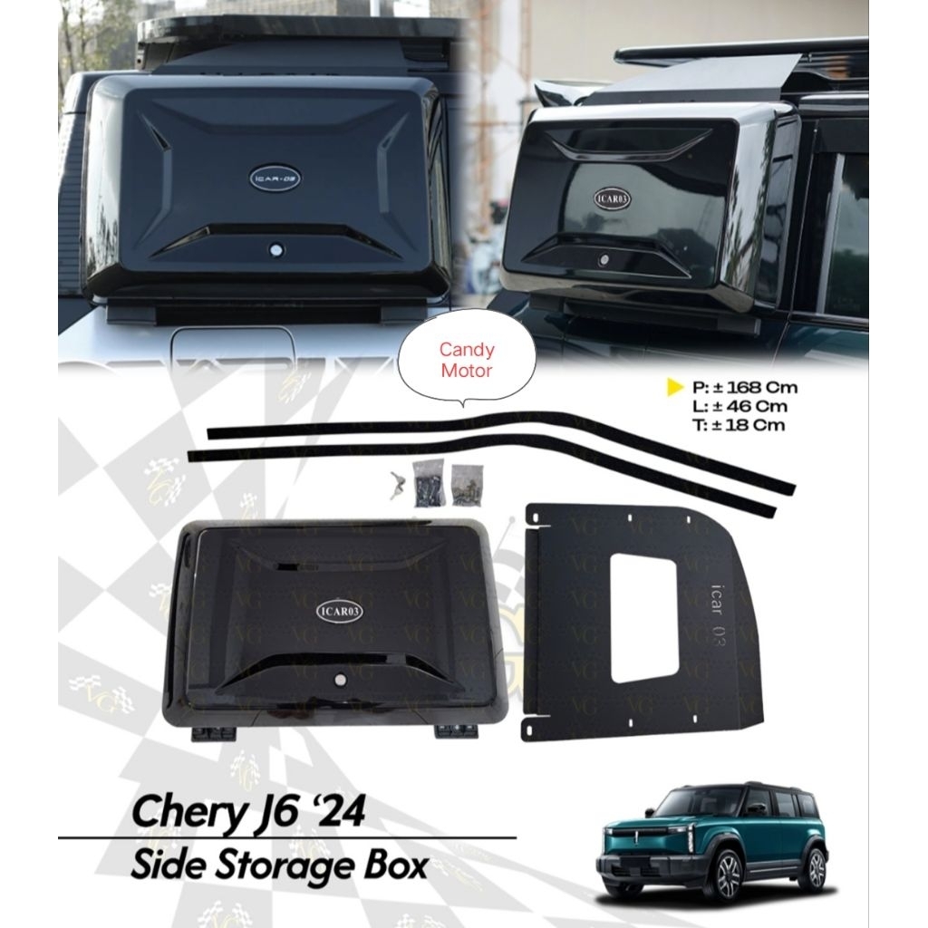 Side Box Chery J6 Box Penyimpanan Chery j6 Import Storage Box J6