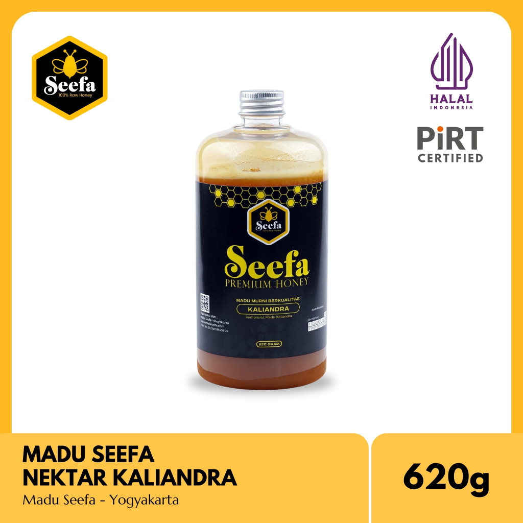 

Madu Kaliandra Murni Seefa Raw Honey 620 gram Halal