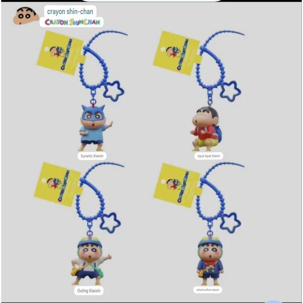 CRAYON SINCHAN KEYCHAIN - GANTUNGAN TAS KUNCI