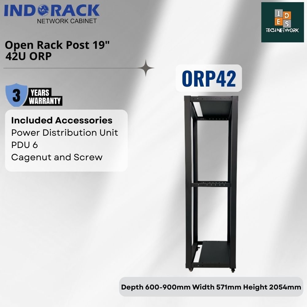 Indorack Open Rack Post ORP42 42U Rack Server