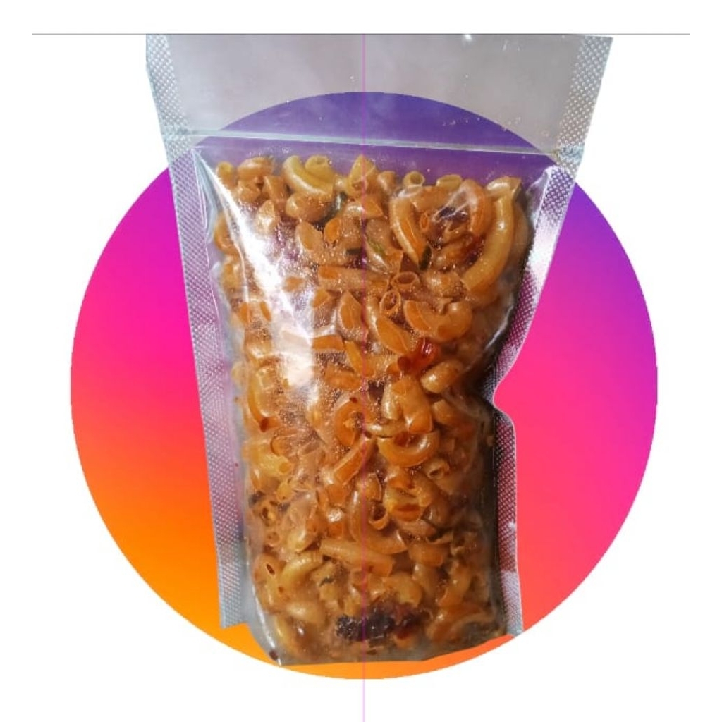 

makaroni pedass gurih cikruh daun jeruk