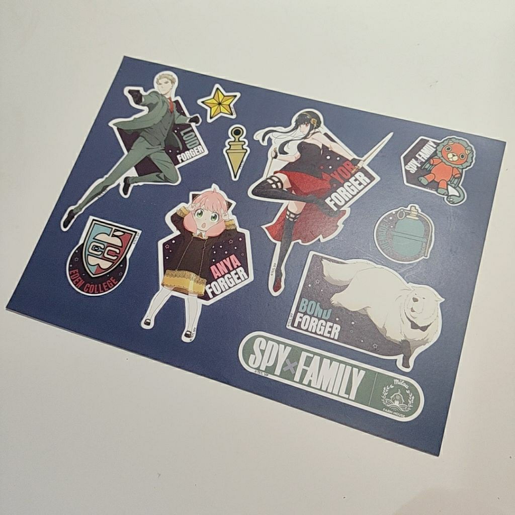 

SPY X FAMILY Stiker Cut Collaboration with Milou Farm House Cafe