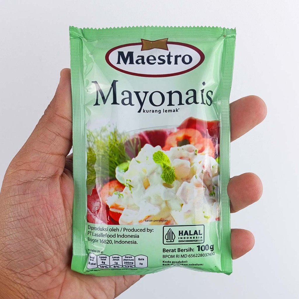 

MAYONNAISE MAESTRO 100 GRAM SIAP PAKAI