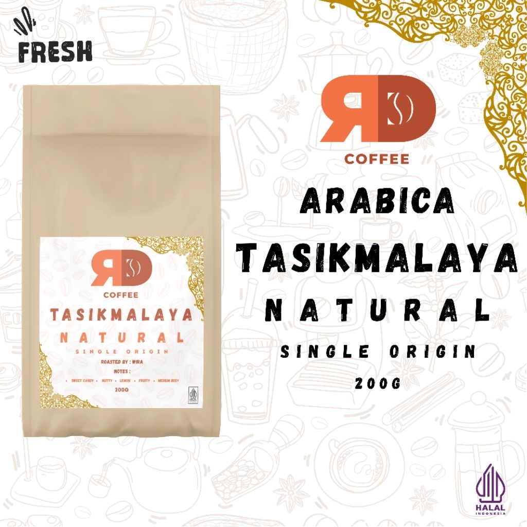 

Kopi Arabica Tasikmalaya Natural ( SINGLE ORIGIN )200g