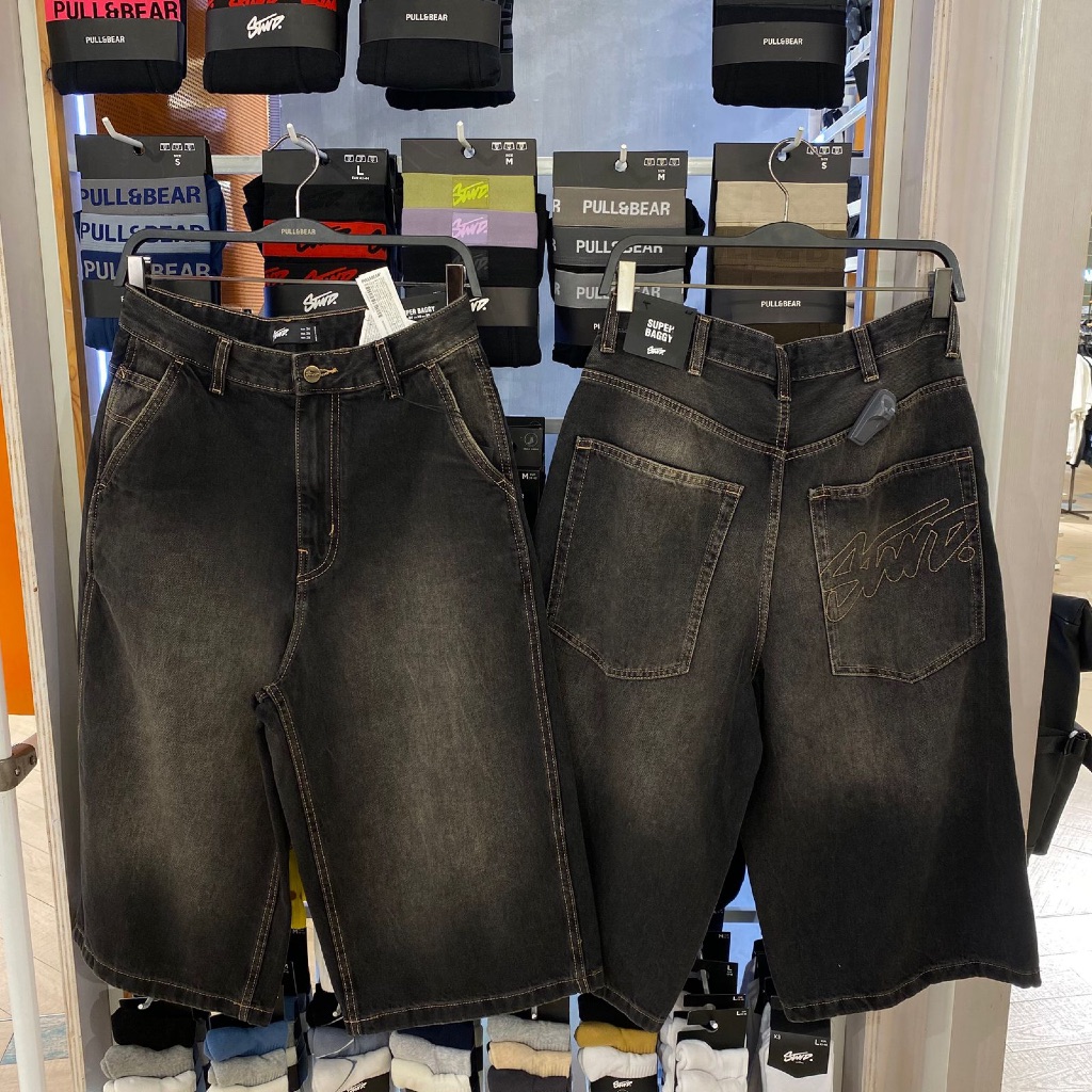 Jastipp. Super Baggy Jeans Pendek Pull&Bear (Man)