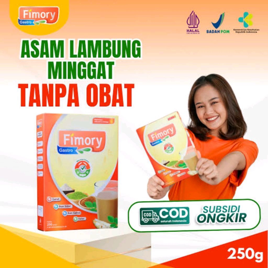 

[ PROMO 1 BOX ] Fimory Gastro 250gr - Minuman Sehat Pereda Asam Lambung Gerd Maag BPOM Halal