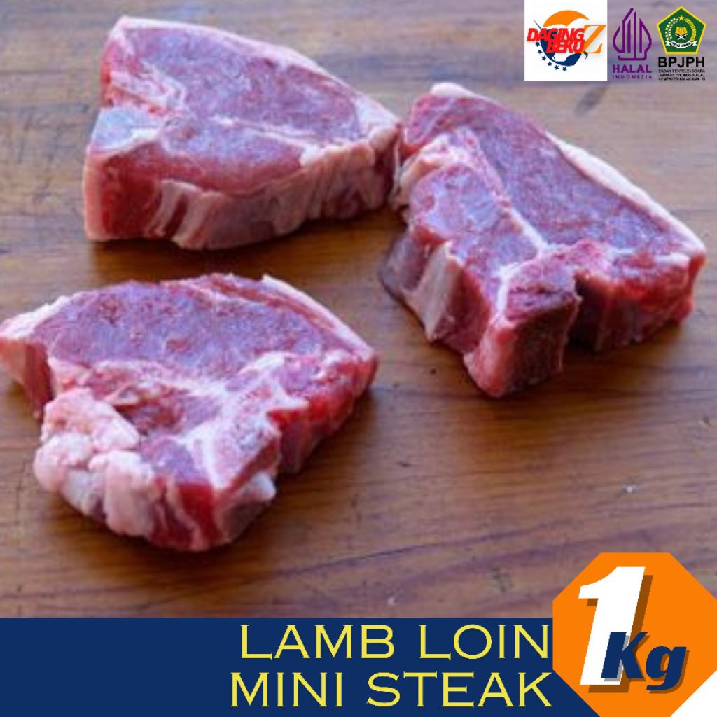 

Lamb Loin bone in Mini Steak 1kg Halal Frozen