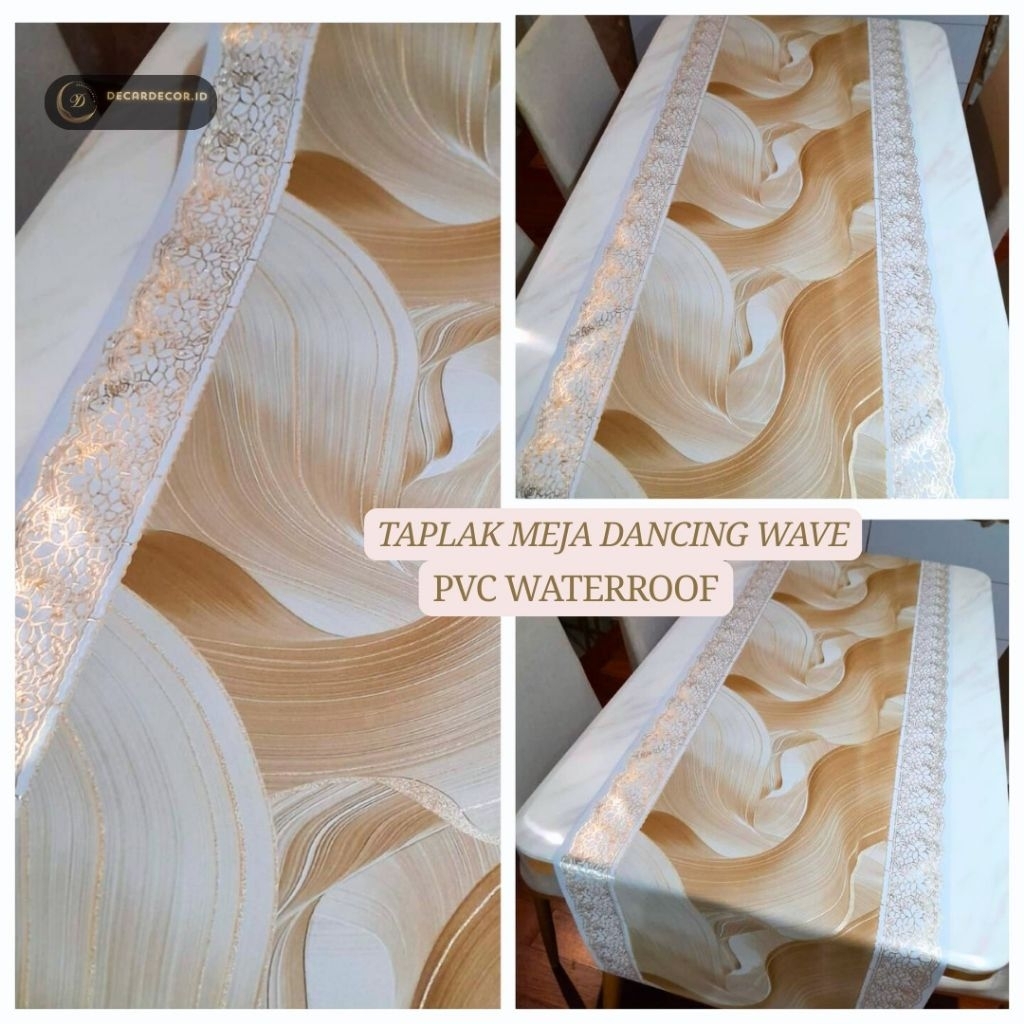 Taplak Meja Tamu Aesthetic Mewah Waterproof lebar 50 panjang 1 2 3 4 5 meter