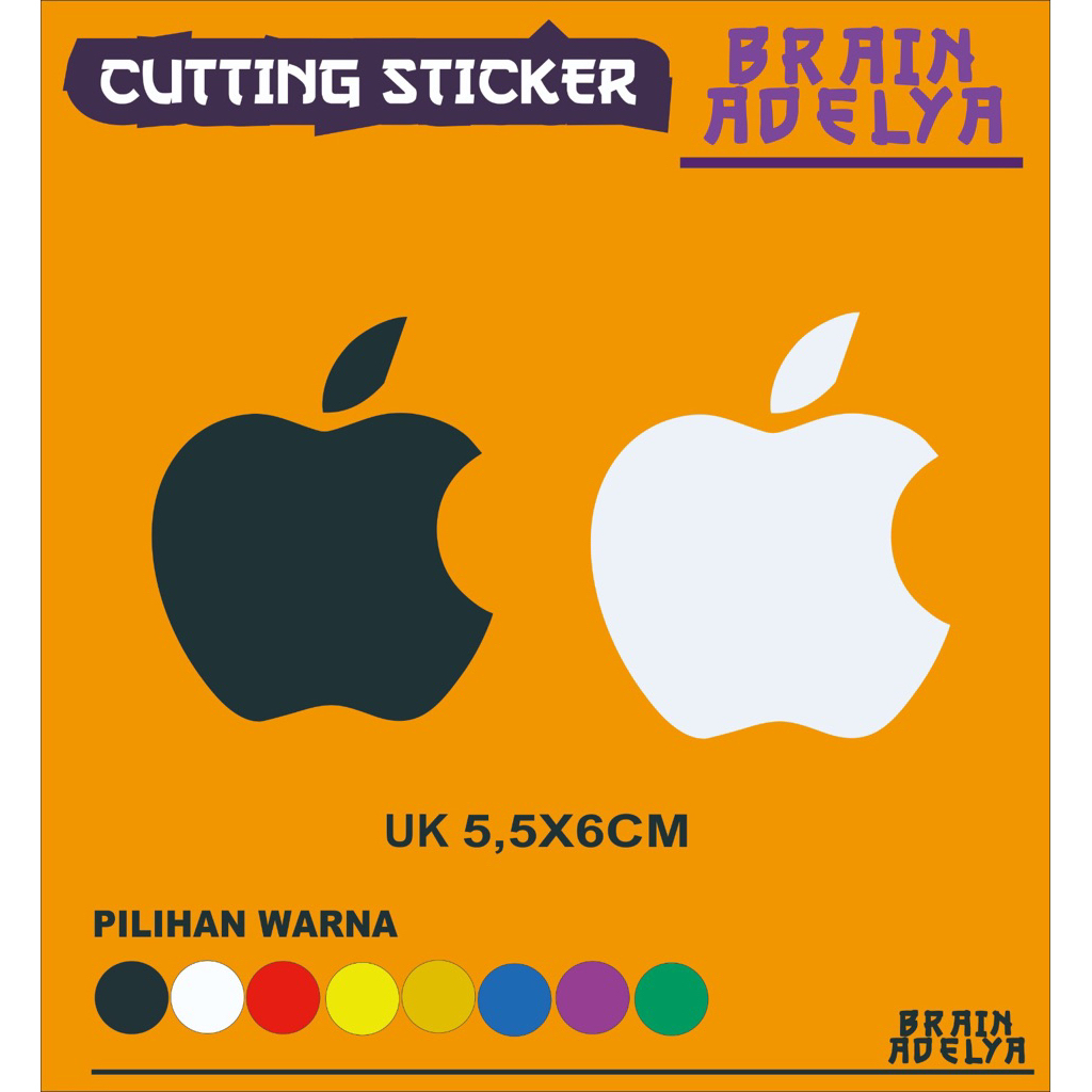 

Cutting Sticker logo Apple