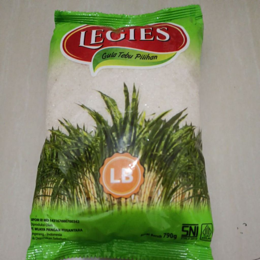 

Gula Pasir Legies 790 gram