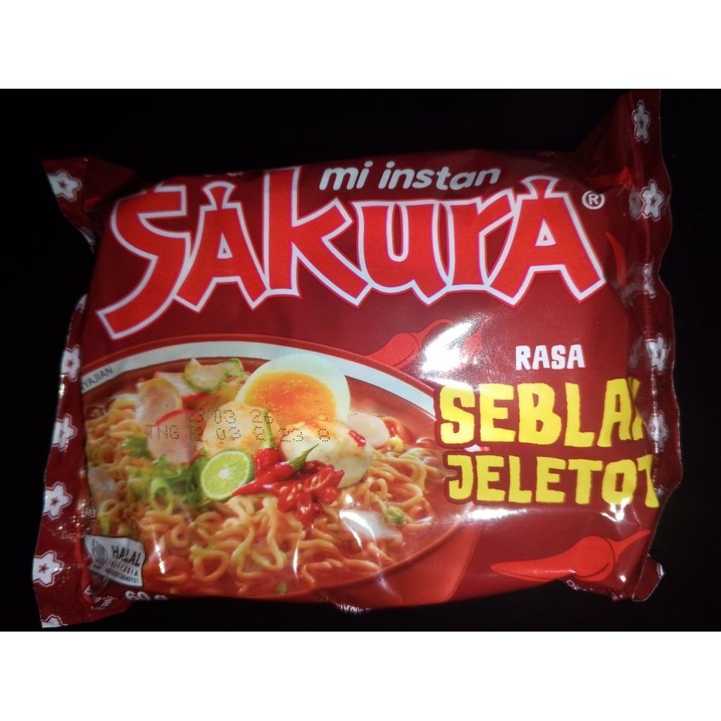 

Mie Sakura rasa Seblak Jeletot dus