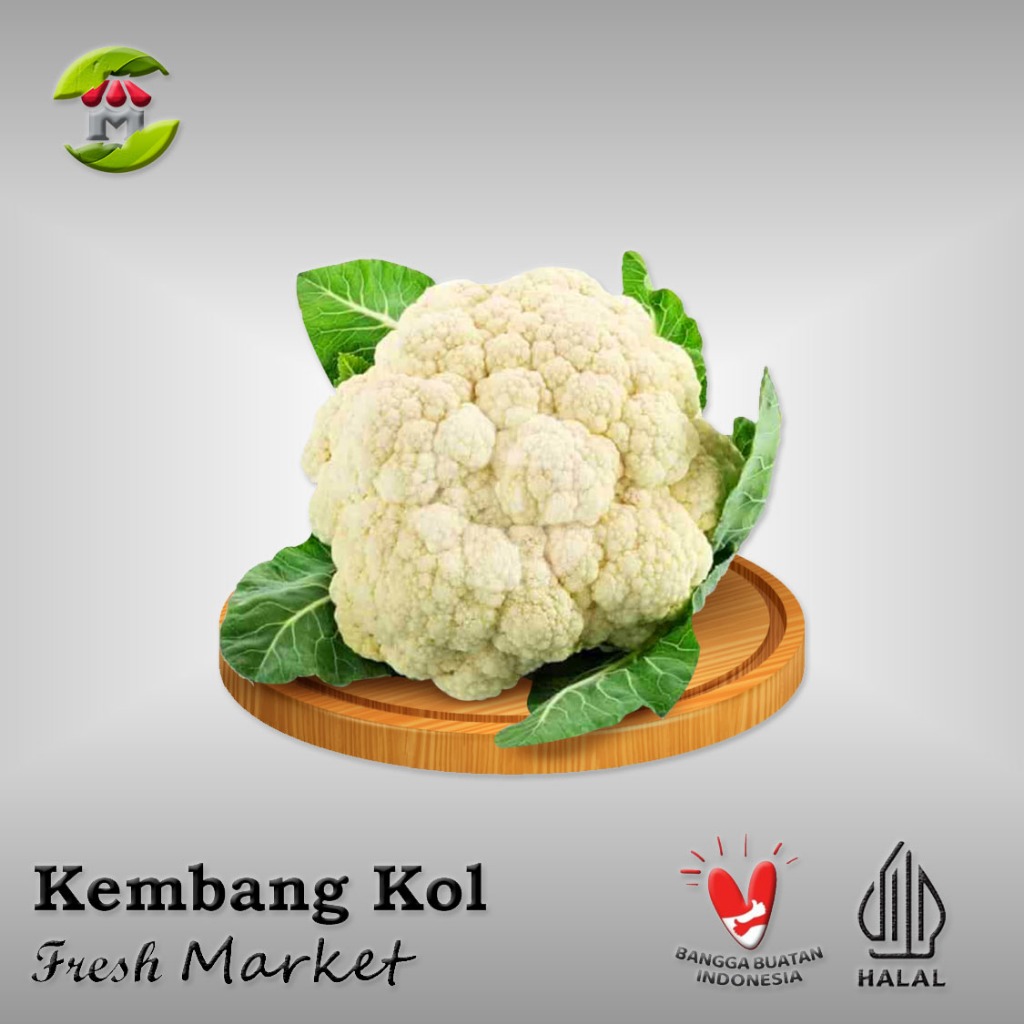 

[DEPOK] Kembang Kol Segar 1pcs Pack 800gr - 1kg