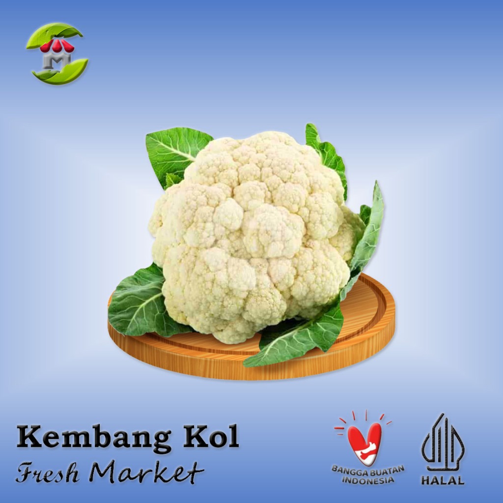 

[BOGOR] Kembang Kol Segar 1pcs Pack 800gr - 1kg