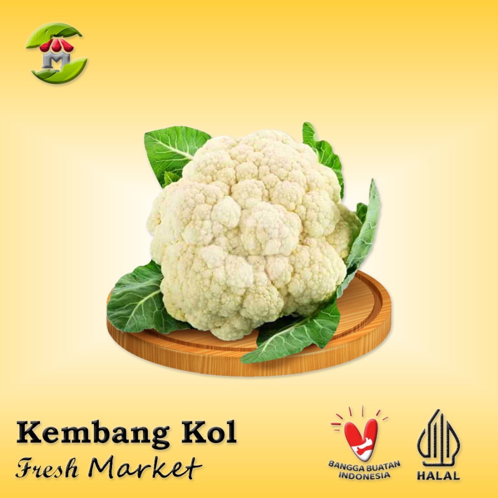 

[JAKBAR] Kembang Kol Segar 1pcs Pack 800gr - 1kg