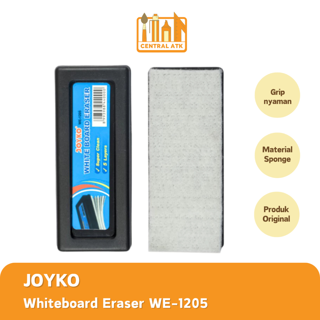 

WHITEBOARD ERASER / PENGHAPUS PAPAN TULIS JOYKO WE-1205 (1 PCS)