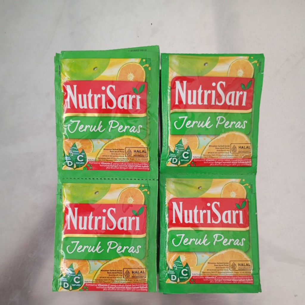 

Nutrisari Jeruk Peras Renceng Isi 10sachet 14gr