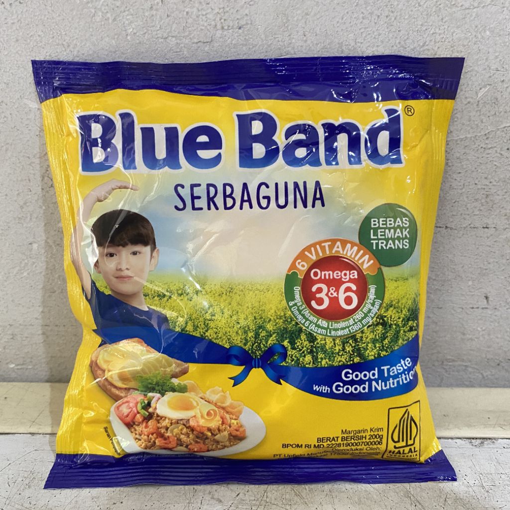 

Blue band margarin serbaguna 200 gram | blueband serbaguna | margarin blueband