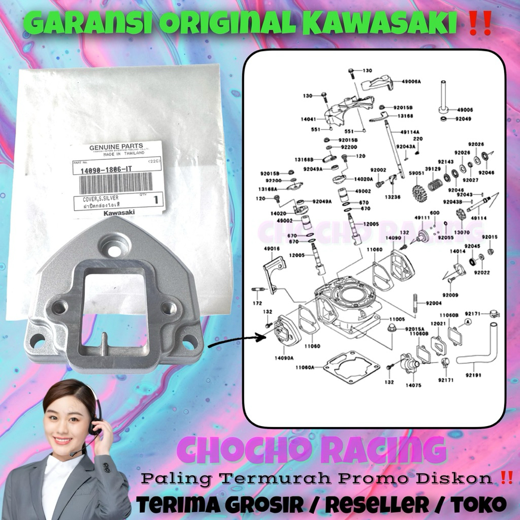 [IT] PROMO DISKON - KAPER PENUTUP KUPING SUPER KIPS HSAS KIRI SILVER NINJA RR ZX CBU KR KRR 150 ORI 