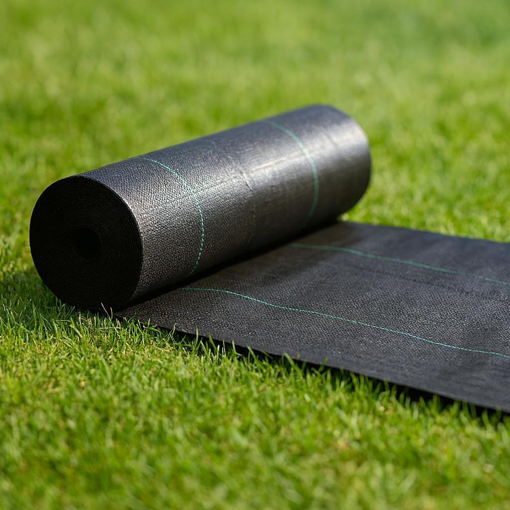 Weedmat Hitam Hijau Per Meter Alas Kebun Tahan Gulma