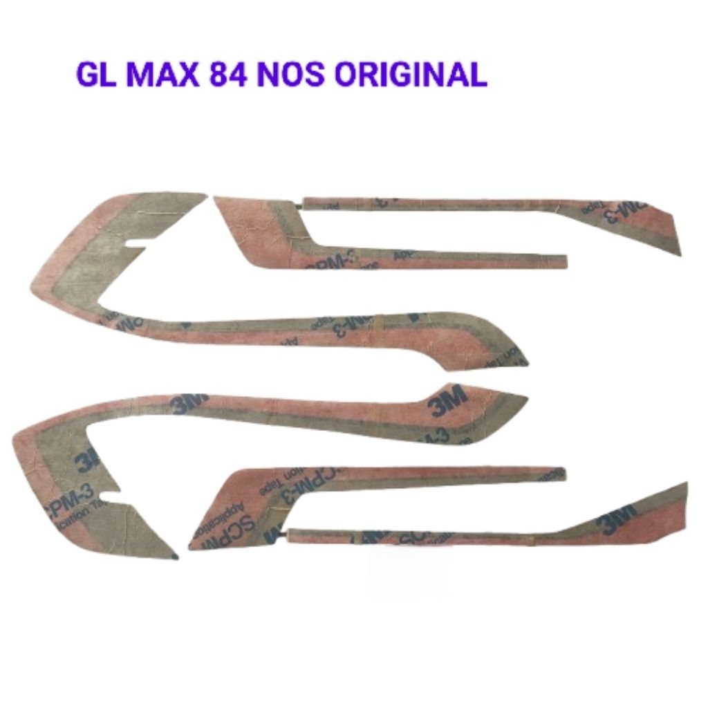 NOS ORIGINAL STRIPING STIKER STICKER GL MAX 84 ASLI ORISINIL