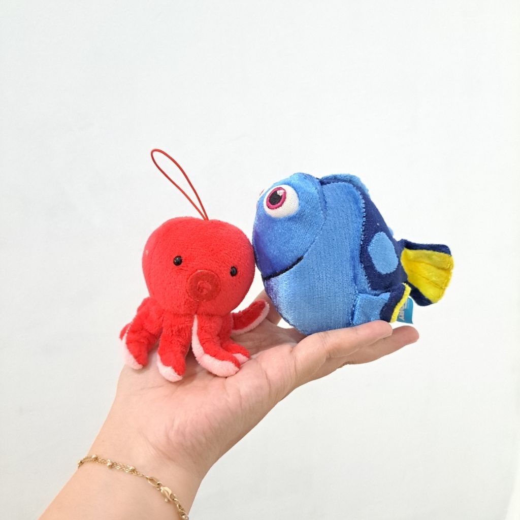 PART 2 Boneka ganci hewan laut dory - hewan laut gurita