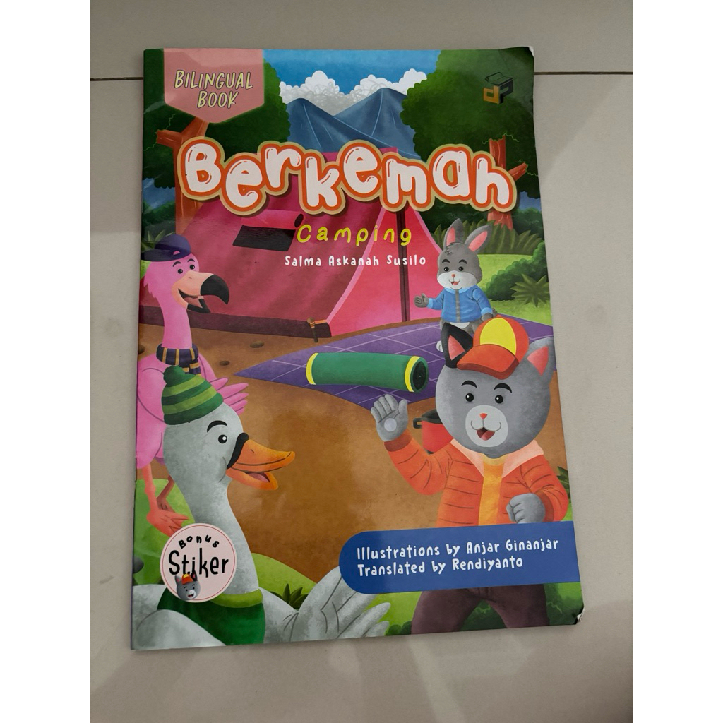 buku bekas anak BERKEMAH