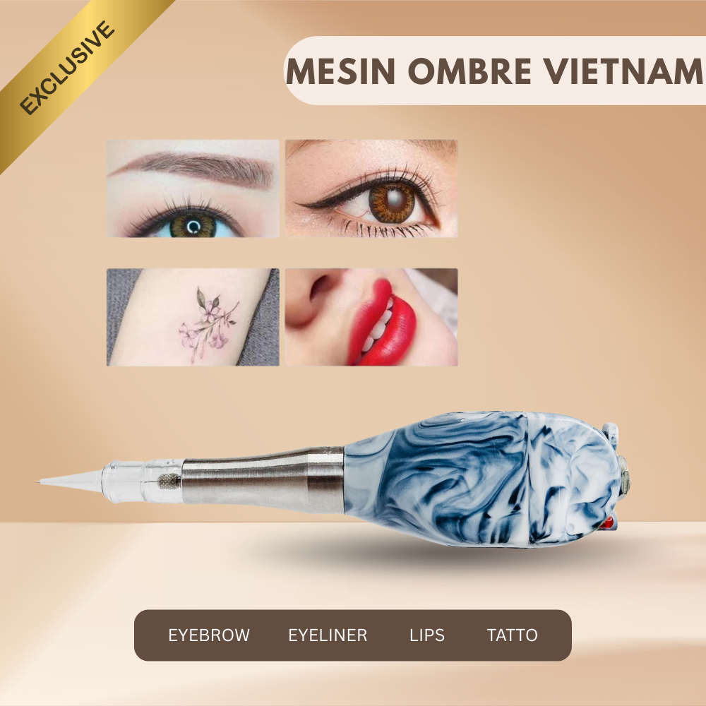 Alat MESIN Sulam OMBRE untuk sulam Alis Bibir Eyeliner OMBRE POWDER