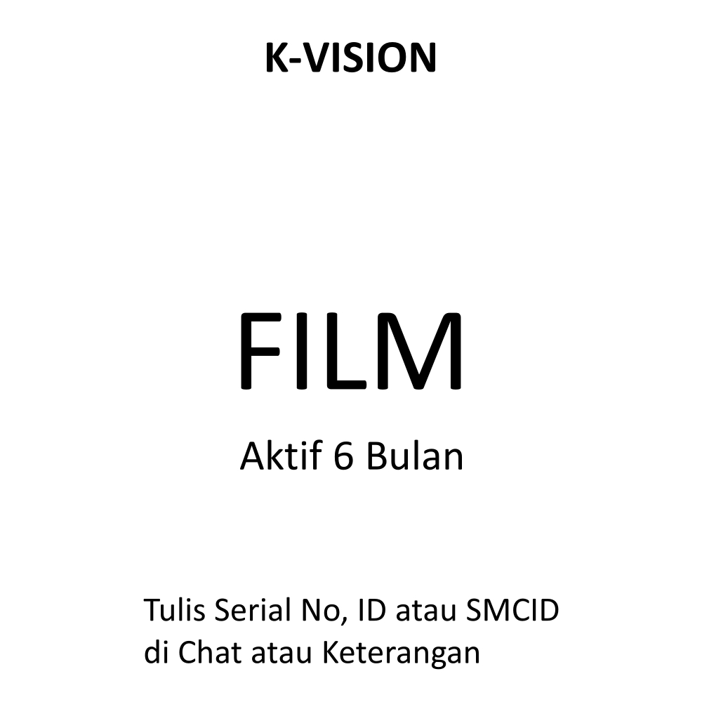 K-VISION PAKET FILM 6 BULAN
